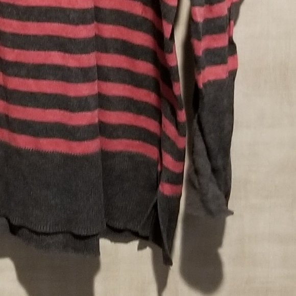 A.N.A. WOMAN PLUS LONG SLEEVE STRIPED SWEATER - Picture 6 of 6